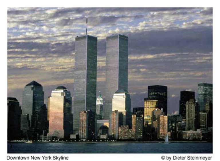 Downtown new york skyline