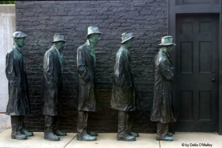 Depression Bread Line