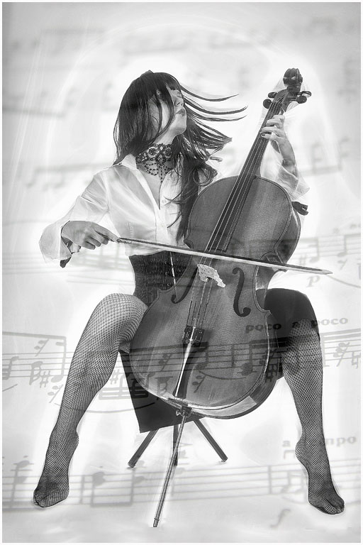January 2010 Print - Martin Joffe - Cello Player