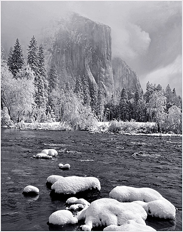 November 2010  Print - Bun Chan - El Capitan in Winter